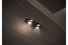Led focus dubbel rond 24V 1.8W zwart